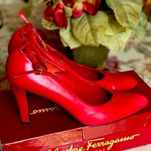 Salvatore Ferragamo ankle strap pump